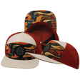 **ADULT** Color Vibes Hat — Flat Bill, Rustic River, Cream / Red Rock, Laser Mesh