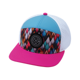 **YOUTH** THB  - 7 Panel - Neon Peaks - Neon Pink / Neon Green Blue / White (Unisex)