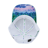 **YOUTH** Florida - 6 Panel - Shallow Fit - Teal / White (Unisex)