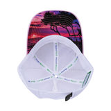 **YOUTH** Florida - 6 Panel - Shallow Fit - Pony Tail - Pink / White (Unisex)