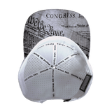 FREEDOM Hat - 7 Panel - White Camo - Laser Mesh - Proceeds go to TPUSA