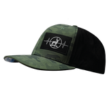 Hunting - 6 Panel - Soft Teal Camo / Black - Laser Mesh (Unisex)