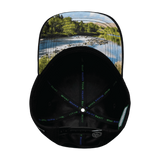 Idaho - 6 Panel - AirMesh - Athletic Fit - Black - Fabric Back (Unisex)
