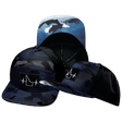 Idaho Hat — Flat Bill, Navy Camo / Black, Laser Mesh