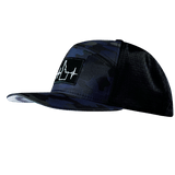 Idaho Hat, Flat Bill, Snapback Hat, Navy Camo, Black, Mens Hat, Womens Hat, Side Picture 