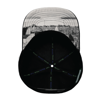 Oceanside "Oside" - 6 Panel - Black - Fabric Back (Unisex)
