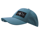 Pickleball Hat, Low Profile, Ponytail, Snapback Hat, Light Blue, Mens Hat, Womens Hat, Side Picture 