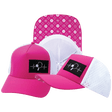 Pickleball Hat Trucker Hat — Neon Pink / White, Laser Mesh
