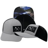 Prospecting Hat — Baseball Hat Fit, Gray /  Black, Laser Mesh