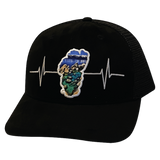 Tahoe - 6 Panel - Suede - Black / Sand Harbor - Trucker Mesh (Unisex)