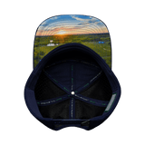 Texas Hat, Flat Bill, Snapback Hat, Navy, Gray, White, Mens Hat, Womens Hat, Underbill Picture
