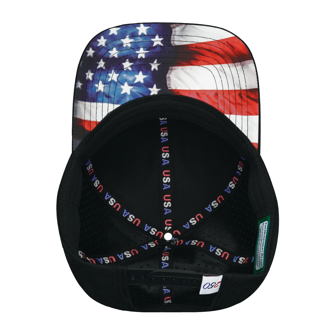 USA Hat, Baseball Hat Fit, Snapback Hat, Black, Mens Hat, Womens Hat, Underbill Picture