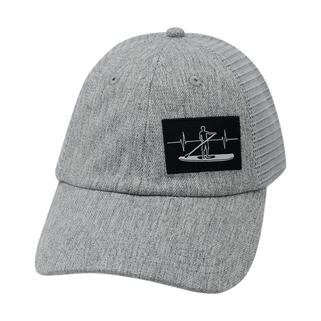 Paddle board - 6 Panel - Unstructured - Relaxed Fit - Gray Hemp / Gray (Unisex)