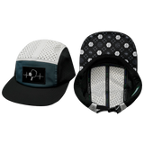 Pickleball - 5 Panel - Sporty - Unstructured - Black / Slate Green / White (Unisex)