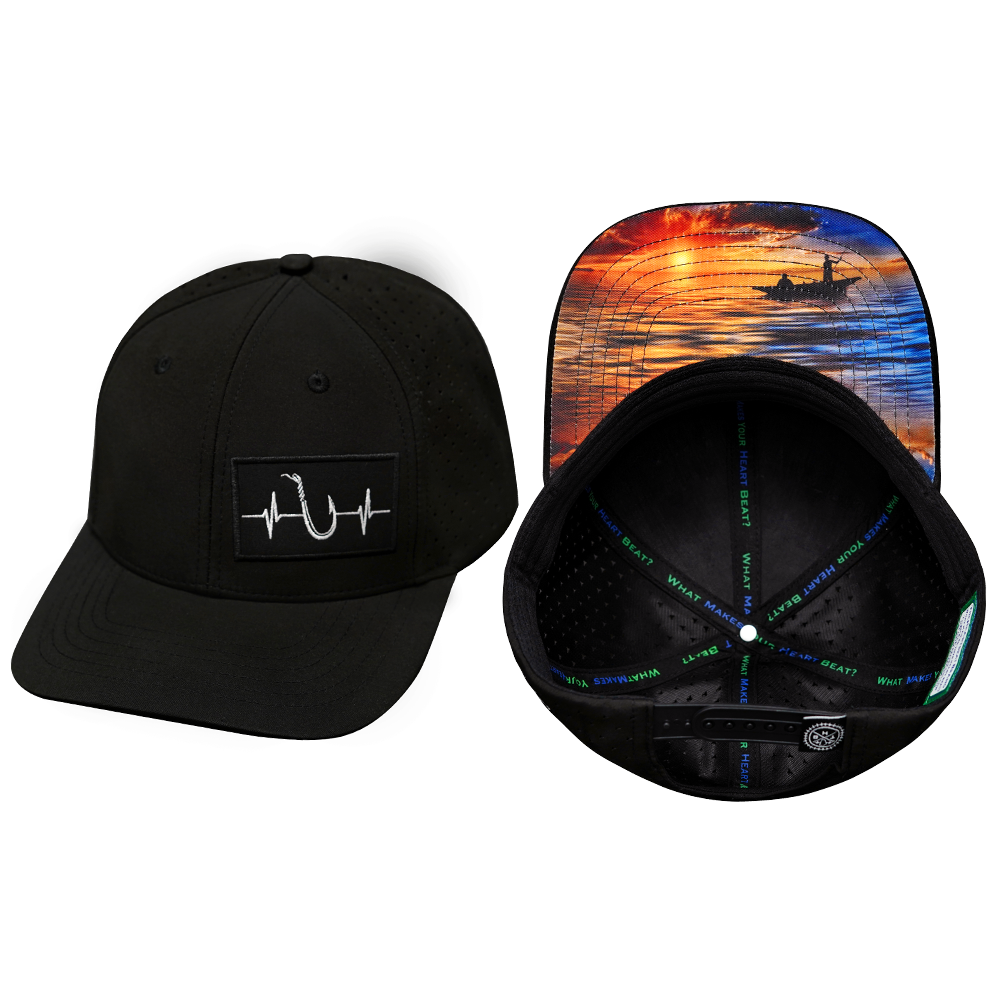 Fishing - 6 Panel - Black (Unisex)