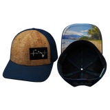 Hawaii - 6 Panel - Cork - Navy (Unisex)