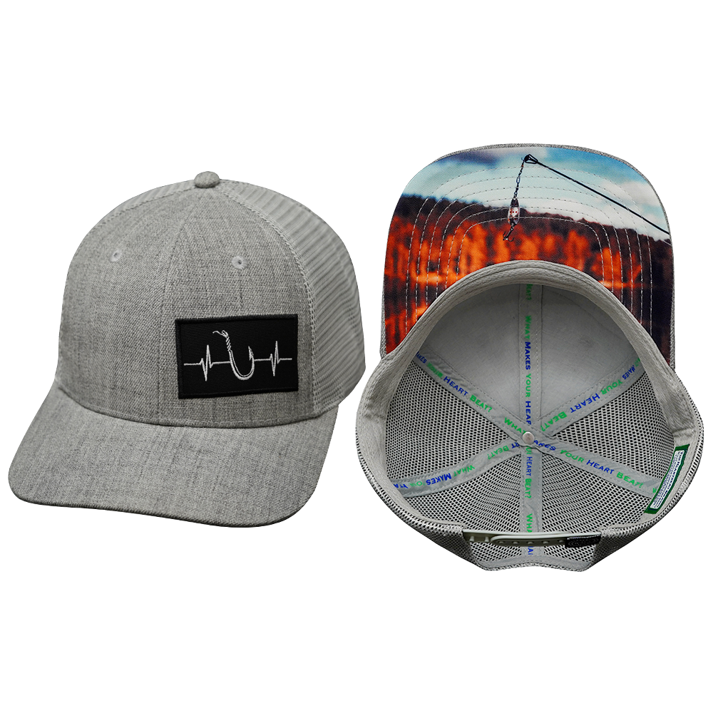 Fishing - 6 Panel - Heather Gray / Gray (Unisex)