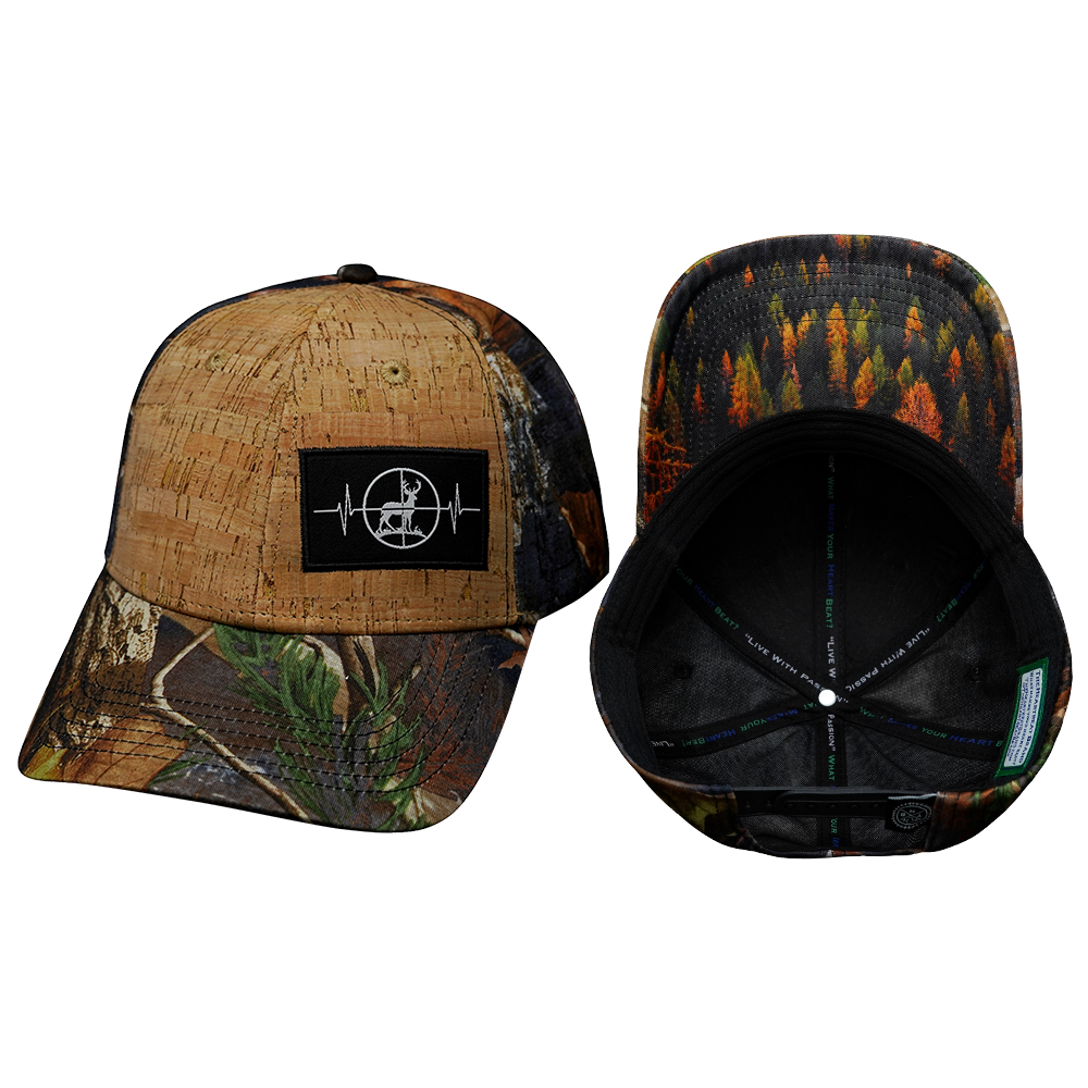 Hunting - 6 Panel - Shallow Fit - Cork - Fall Camo (Unisex)