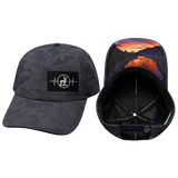 Hunting - 6 Panel - Shallow Fit - Soft Dark Camo (Unisex)