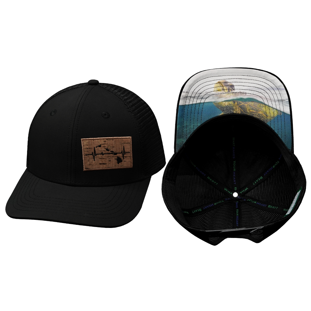 Hawaii - 6 Panel - Black (Unisex)