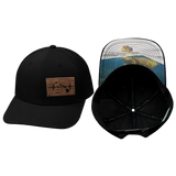 Hawaii - 6 Panel - Black (Unisex)