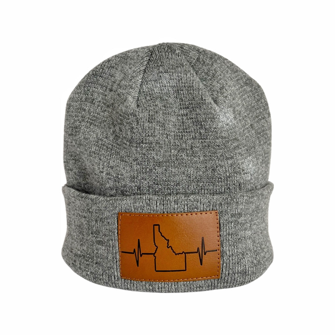 Idaho - Beanie - Marled Cuff - Gray (Unisex)