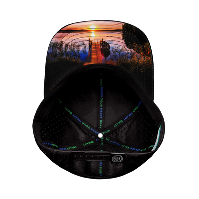 Fishing - 6 Panel - Cork - Black - Laser Mesh (Unisex)