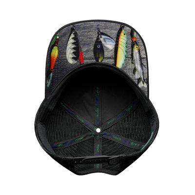 Fishing - 6 Panel - Cork - Charcoal Gray - Trucker Mesh (Unisex)
