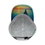 Fishing - 6 Panel - Shallow Fit - Pony Tail - Teal / White (Unisex)