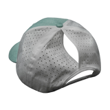 Fishing - 6 Panel - Shallow Fit - Pony Tail - Teal / White (Unisex)
