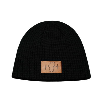Tahoe - Beanie - Waffle - Black (Unisex)