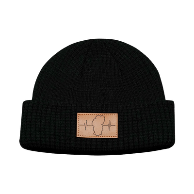 Tahoe - Beanie - Waffle Cuff - Black (Unisex)