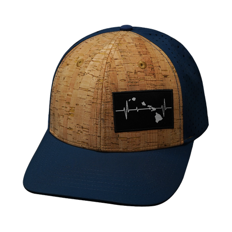 Hawaii - 6 Panel - Cork - Navy (Unisex)