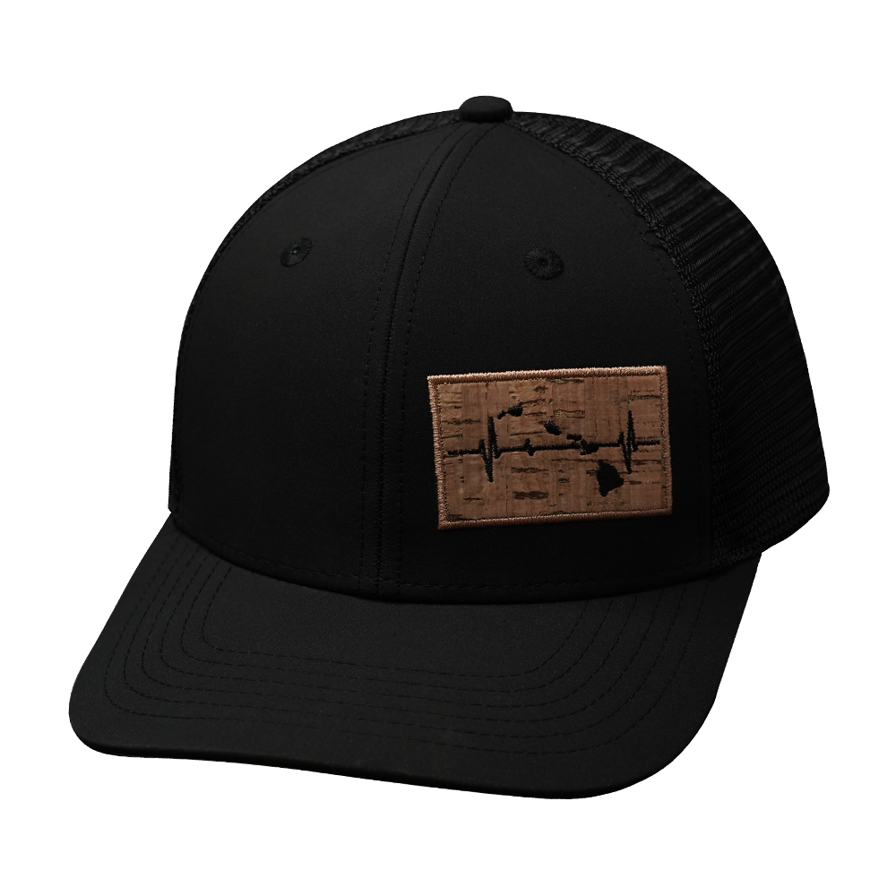 Hawaii - 6 Panel - Black (Unisex)