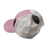 Hawaii - 6 Panel - Shallow Fit - Pony Tail - Pink / White (Unisex)