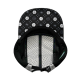 Pickleball - 5 Panel - Sporty - Unstructured - Black / Slate Green / White (Unisex)