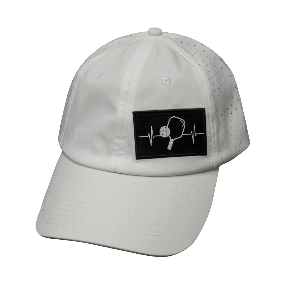 Pickleball - 6 Panel - Unstructured - Relaxed Fit - White (Unisex)