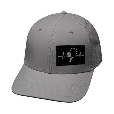 Pickleball - 6 Panel - Light Gray - Laser Mesh (Unisex)