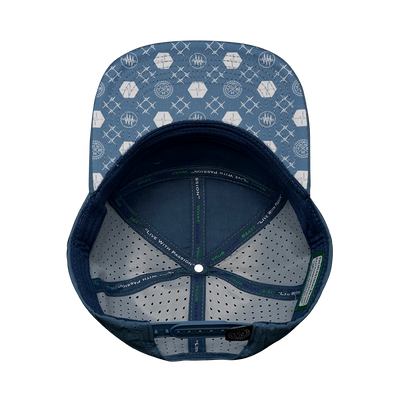Pickleball - 7 Panel - Light Blue / White / Aqua - Laser Mesh (Unisex)