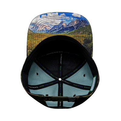 Hunting - 7 Panel - Green Tree Camo - Fabric Back (Unisex)