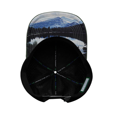 Hunting - 6 Panel - Soft Teal Camo / Black - Laser Mesh (Unisex)