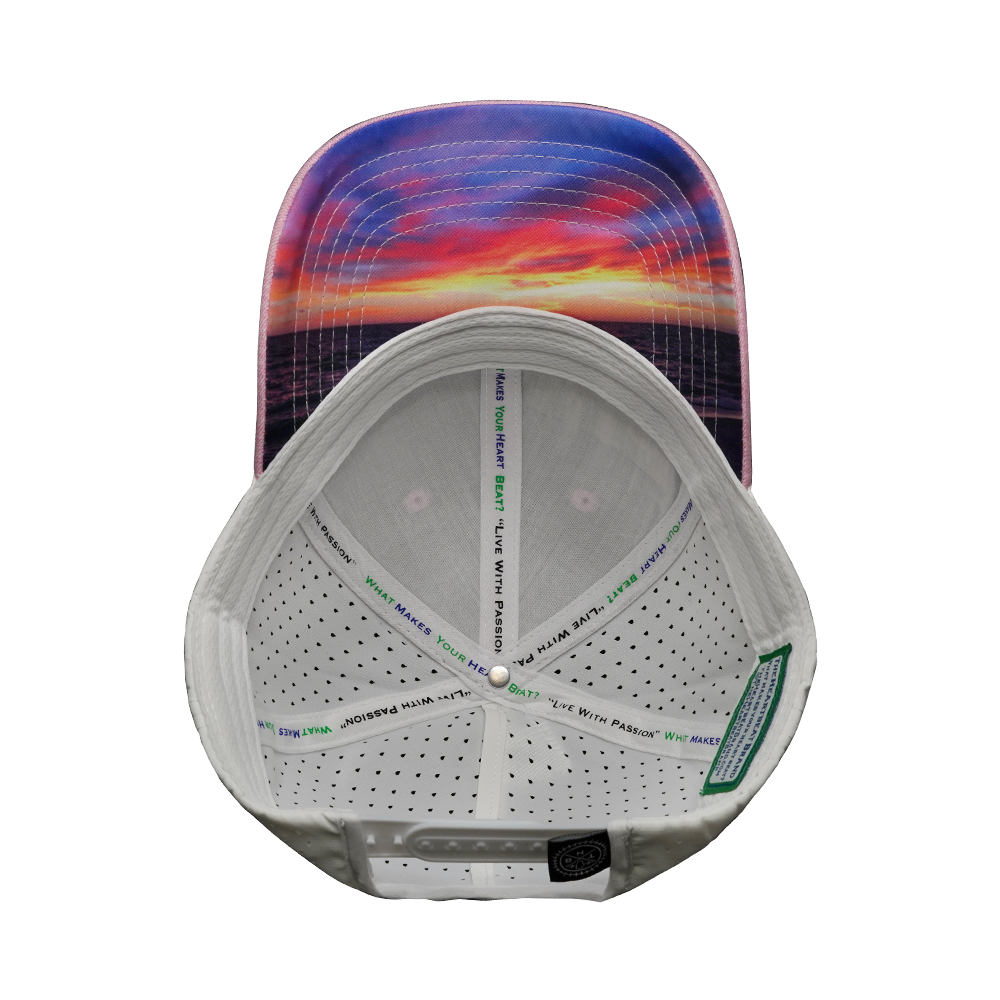 Alabama - 6 Panel - Shallow Fit - Pony Tail - Pink / White (Unisex)