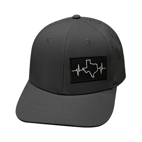 Texas - 6 Panel  - Charcoal (Unisex)