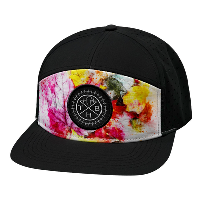 THB - 7 Panel - Fall Leafs / Black - Laser Mesh (Unisex)