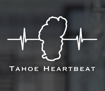 Tahoe Heartbeat - Sticker - Vinyl White