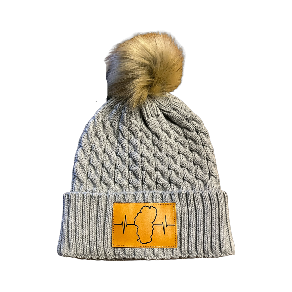 Tahoe - Beanie - Pom - Gray (Unisex)