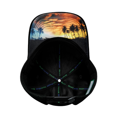 Florida - 6 Panel - AirMesh - Athletic Fit - Black - Fabric Back (Unisex)