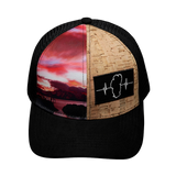 Tahoe - 6 Panel - Cork Hybrid - Summer Sunset - Laser Mesh (Unisex)