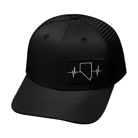 Nevada - 6 Panel - Black (Unisex)