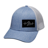 Surf - 6 Panel - Shallow Fit - Light Blue /  White (Unisex)